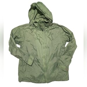 Lands' End rain jacket Women's Medium Green